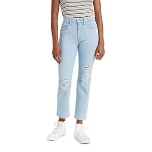 724 High Rise straight crop Levi's size 32